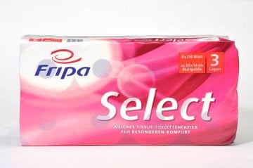Toilettenpapier Select, 3-lagig, 250 Blatt (48 Rolle(n))