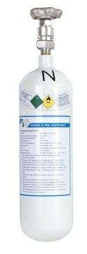 Sauerstoffflasche gefüllt mit Restdruckventil (2 l) – GCE s.r.o.