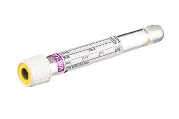 Vacuette Röhrchen 5 ml K2E K2EDTA 13x100 weiße Kappe-gelber Ring non-ridged (1200 Stück)