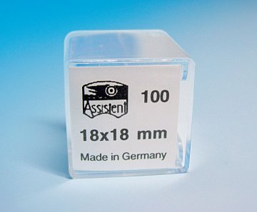 Hecht Deckgläser für Zählkammern / Mikroskopie