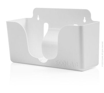 Flowpack Wandhalter inkl. Befestigungsmaterial 2 Schrauben, 2 Dübel und 2 doppelseitige Klebestreifen