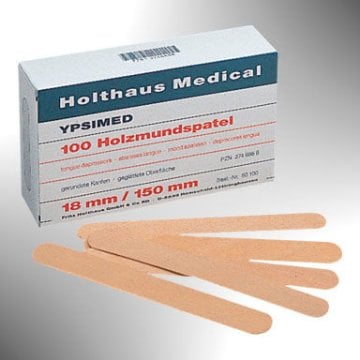YPSIMED Holzmundspatel unsteril (100 Stück)