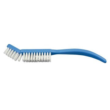 Instrumenten-Reinigungsbürste, Kunststoff blau, 17 cm lang, hitzebeständig bis 134° C, autoklarvierbar