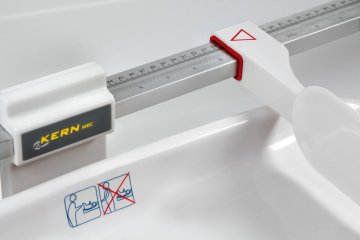 Mechanischer Größenmessstab zum Befestigen an der Waage, Messbereich 80 cm, Teilung 1 mm