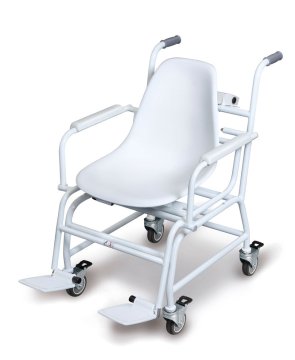 Stuhlwaage mit 4 Rädern max. 300 kg inkl. Eichung – KERN & SOHN GmbH