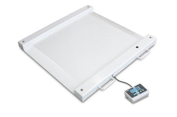 Rollstuhlwaage mit zwei integrierten Auffahrrampen Wägebereich max. 300 kg