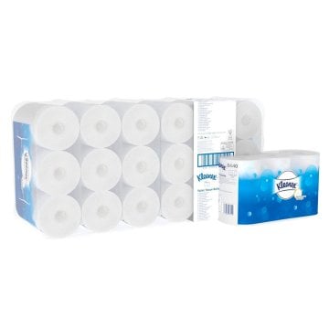 Hakle 350 Toilettenpapier, super-hochweiß, 3-lagig, 6 x 6 Rollen à 350 Blatt