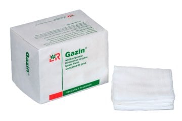 Gazin Kompresse, steril, 12-fach, 17-fädig [10 x 10cm] [10x10 Stück]