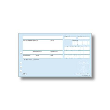 Privatrezept blau [500 Stück]