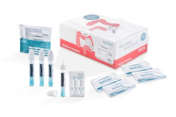 Nadal Hb/Hp Complex Testkassetten inkl. Probeentnahmeröhrchen mit Extraktionsröhrchen (25 Stück)