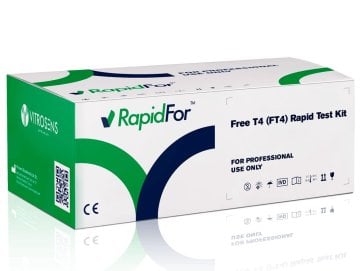Vitrosens RapidFor Freies T4 FT4 POCT Testkassetten (25 Stück)