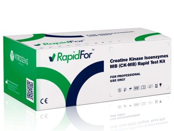 Vitrosens RapidFor Kreatin Kinase Isoenzyme MB CK-MB POCT Testkassetten (25 Stück)