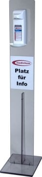 Medichem Bodenständer Für Spender Chemikalienresistentes Weißes Acrylglas