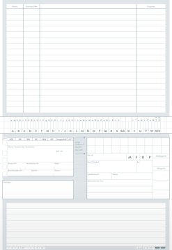 Med+Org ALPHAsafe Karteikarten In Vier Ausführungen Für Medizinische Bereiche