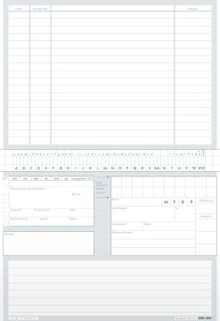 Med+Org ALPHAsafe Karteikarten In Vier Ausführungen Für Medizinische Bereiche