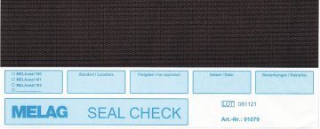 MELAG Seal Check Teststreifen, zur Routineprüfung der Siegelnahtfestigkeit von Klarsicht-Sterilisierverpackungen [100 Stück]