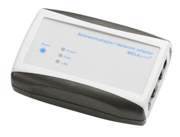Netzwerkadapter, erforderlich bei Anschluss des MELAprint 42 an Premium-Klasse mit Ethernet-Kabel 1,5 m