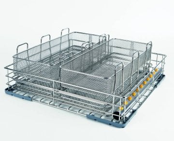 Paket für die Chirurgie/Urologie bestehend aus: Melatherm 10 Evolution DTA inkl. CF Card, Basiskorb mit Injektorschiene + 11 Blindschrauben, Flexkorb 6, 2 x  Flexkorb 3, MEtherm Starter Set C