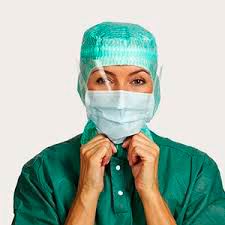 Surgine II, Maske, blau, Antifog hyperallergen (60 Stück)