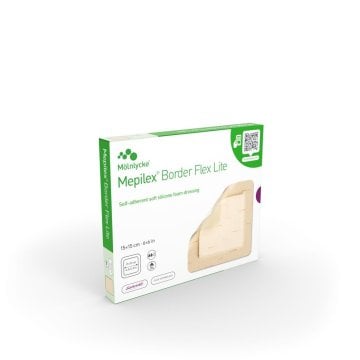 Mepilex Border Flex Lite steril [5 cm x 12,5 cm] [5 Stück]