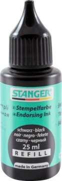 STANGER Stempelfarbe ohne Öl schwarz [24 ml]