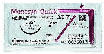 B.Braun Monosyn® Quick ungefärbt Nahtmaterial