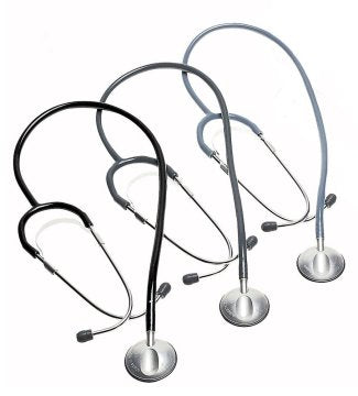 Stethoskop Anestophon schwarz, Aluminium