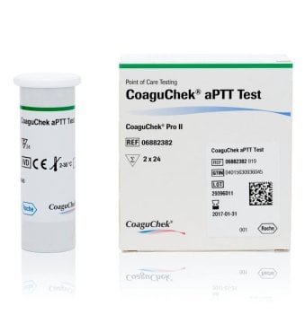 CoaguChek APTT Teststreifen Für CoaguChek Pro II (06882382016) (2 x 24 Stück)