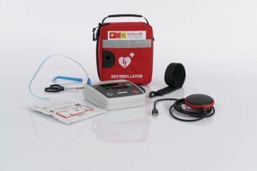Fred easyport plus First Defibrillator, 1 Paar Elektroden, Tasche, Batterie