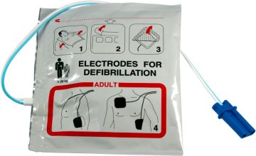 Defi-Elektroden vorkonnektiert Erwachsene zu Fred Easy, 1 Paar