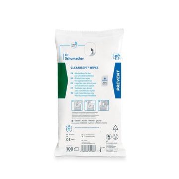 Cleanisept Wipes Tücher Nachfüllpack Desinfektionstücher [100 Stück]