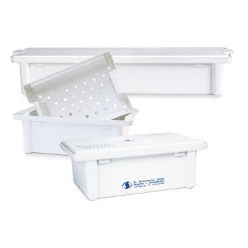 Desinfektionswanne mit Siebeinsatz und Deckel 223 x 149 x 91 mm (1 l)