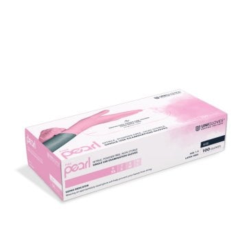 Pink Pearl Nitrilhandschuhe pink unsteril puderfrei [Gr. S] [100 Stück]