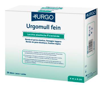 Urgomull fein, Fixierbinde [4 m x 4 cm] [20 Stück]