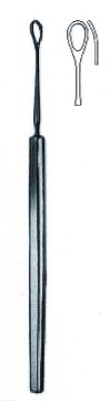 Ohrkürette, Langenbeck, stumpfe Form (13 cm)