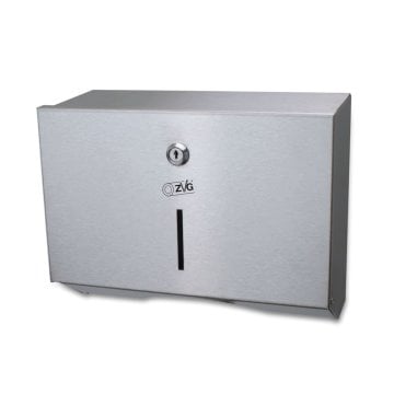 Falthandtuchspender aus Edelstahl (H 20 cm x B 25 cm x T 12 cm)