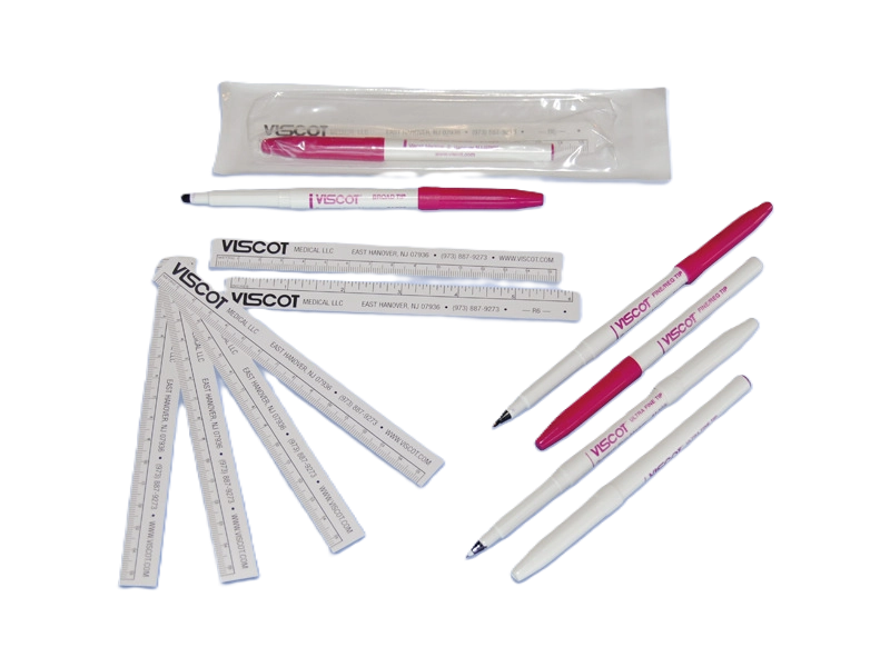 Skinmarker ultrafein mit Zentimeter-Maß steril