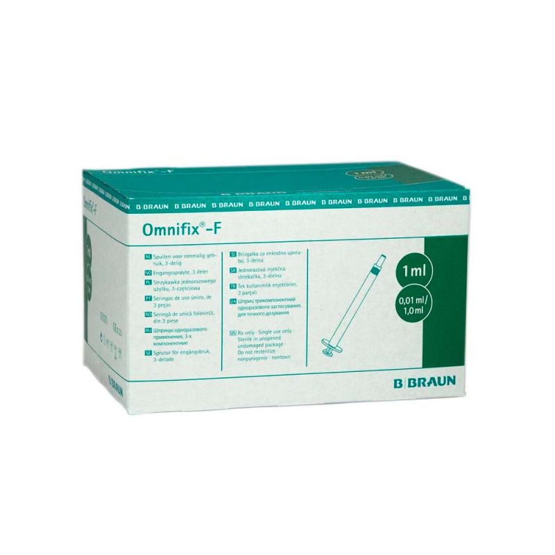 Omnifix-F Solo Tuberkulinspritze, ohne Kanüle (1 ml)